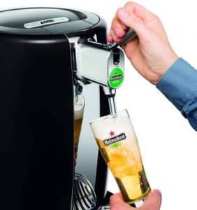 SEB VB310510 Beertender® Machine à bière pression, Tireuse à bière, Pompe à  bière, Fût de 5 L, Indicateur de température, Rouge